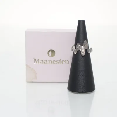 Ring (Silverfärgad) från Maanesten Silver