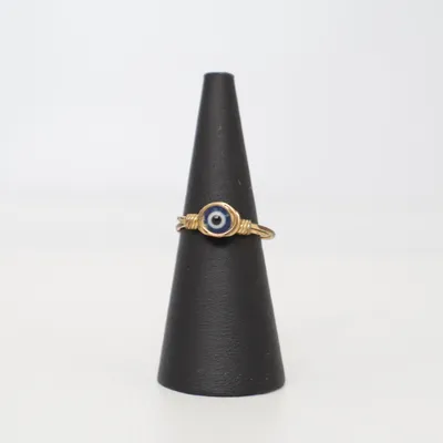Bague (Or, Bleu) Métal inconnu