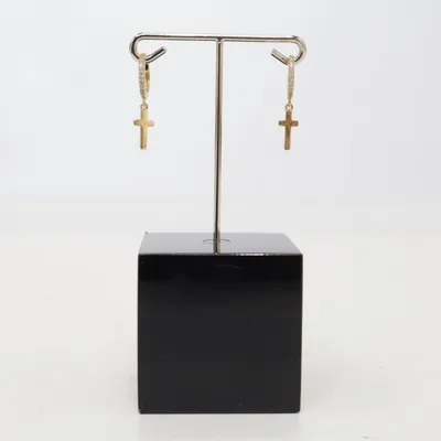 Earrings (Gold) from Leaf Silver