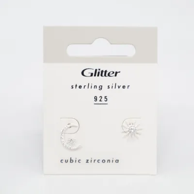 Boucles d'oreilles (Argent) de Glitter Argent