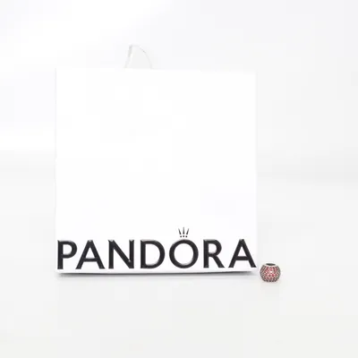 Charme (Rouge, Argent) de Pandora Argent