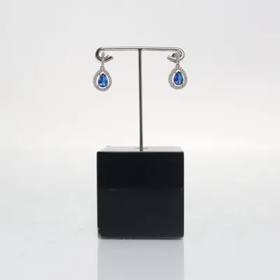 Örhängen (Silverfärgad, Blå) från Chanti Silver