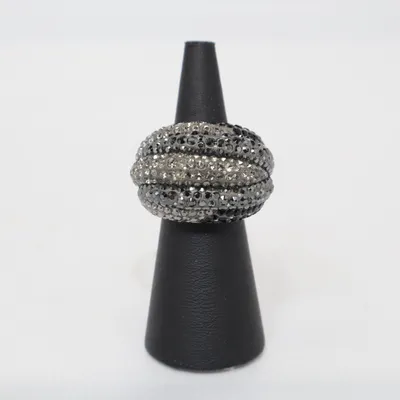 Ring (Zwart, Zilver) van Swarovski Onbekend materiaal