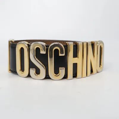 Belt (Black) from Moschino Leather