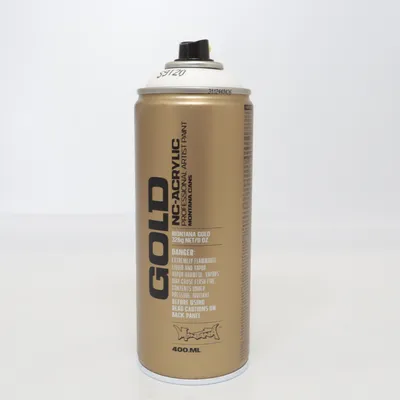 Spray paint (Montana Gold) from Montana Cans