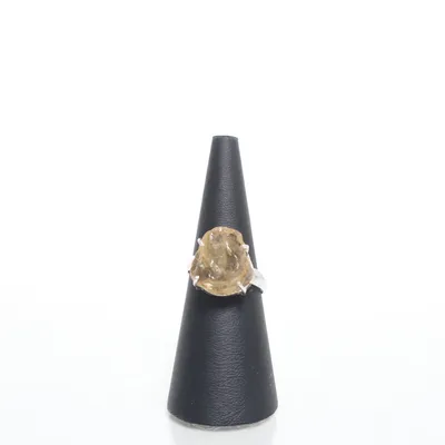 Ring (Sølv, Gul) fra Edelstein Sølv