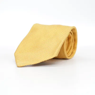 Cravate (Jaune) de Mulberry Soie