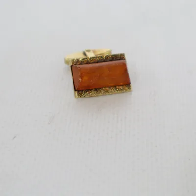 Boutons de manchette (Or, Marron) de Amerikaner Métal inconnu