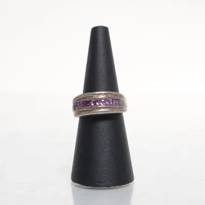 Ring (Zilver, Lila) Zilver