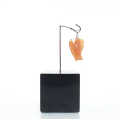 Hänge (Orange, Silverfärgad) Silver, Okänd metall