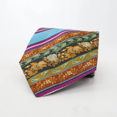 Tie (Blue, Multicolored) from Kenzo Silk