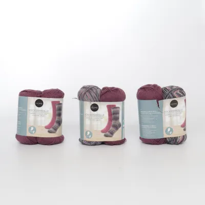 Fil (Violet, Multicolore) de Home Creation Polyamide, Laine