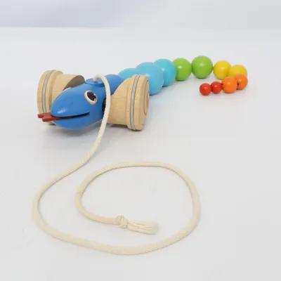 Pull toy (Blue, Multicolored) from PlanToys