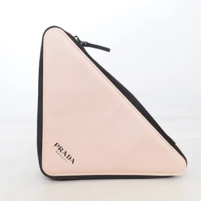 Toilet bag (Pink, Black) from Prada Beauty Elastane, Recycled polyester
