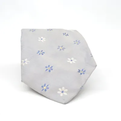 Stropdas (Blauw, Wit, Geel) van Kenzo Homme Zijde