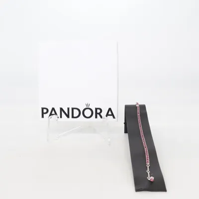 Armbånd (Pink, Sølv) fra Pandora Sølv