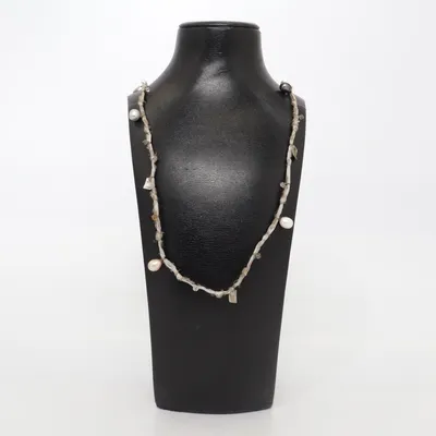 Halsband (Beige, Flerfärgad) från Silke Silver, Okänd metall