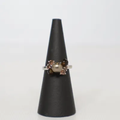 Ring (Silverfärgad, Brun) från Pierre Cardin Silver