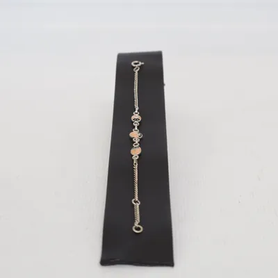 Bracelet (Argent, Rose, Noir) Argent