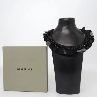 Necklace (Black) from Marni Unknown metal