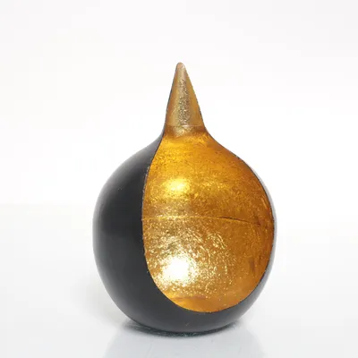 Candle holder (Black, Gold) from Butlers