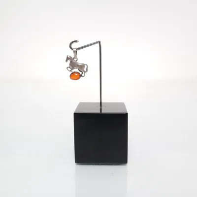 Hänge (Silverfärgad, Röd) Silver