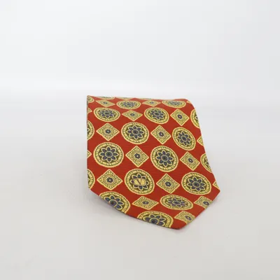 Krawatte (Rot, Blau, Gelb) von Valentino Seide