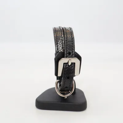 Bracelet (Noir) de Goyard Cuir, Métal inconnu