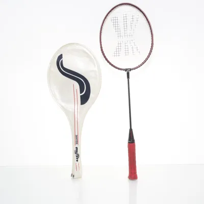 Badminton racket (Black, Red, Brown) from Square