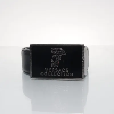 Ceinture (Noir) de Versace Collection Cuir