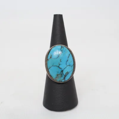 Ring (Turquoise, Silver) Silver