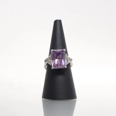 Ring (Zilver, Lila) Zilver