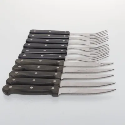 Bestick (Franska grillbestick/köttbestick ) från Tawan Shine Rostfritt stål