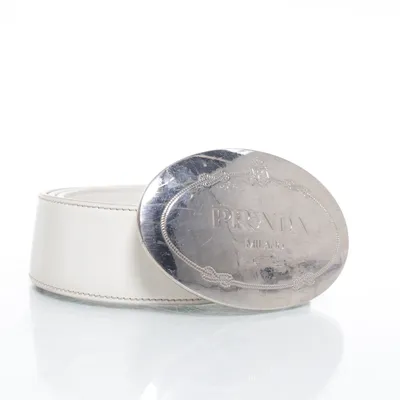 Riem (Wit) van Prada Leer