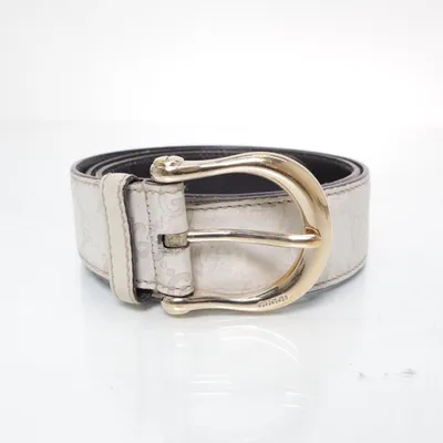 Bälte (Vit, Guldfärgad) från Gucci