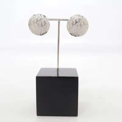Clip on earrings (Silver) from Christian Dior Unknown metal