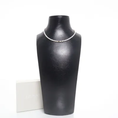 Necklace (White, Gold) from Bruna Silver, Unknown metal