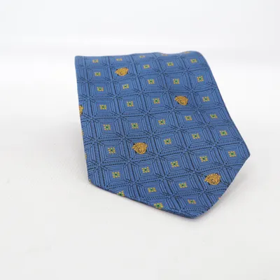 Stropdas (Blauw, Geel) van Gianni Versace Zijde