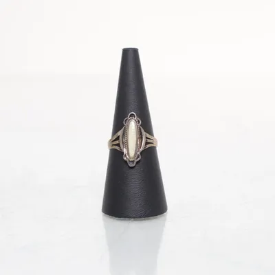 Ring (Silverfärgad, Vit) Silver