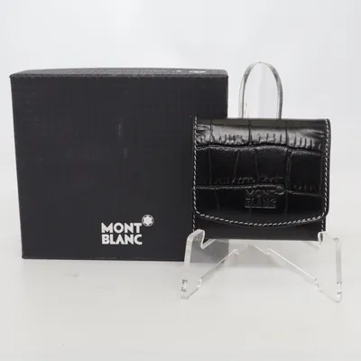 Wallet (Black) from Montblanc Leather
