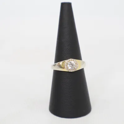 Ring (Guldfärgad, Silverfärgad) Silver, Guldpläterad