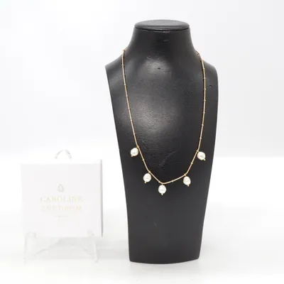 Necklace (Gold, White) from Caroline Svedbom Unknown metal