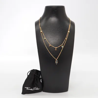 Halsband (Guldfärgad, Blå, Flerfärgad) från Thomas Sabo Silver