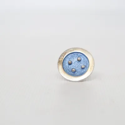 Pin (Silverfärgad, Blå) från Design House Stockholm Silver