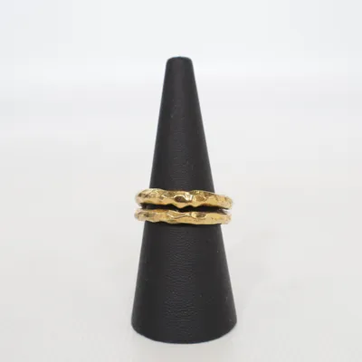 Bague (Or) de Safira Plaqué or, Argent