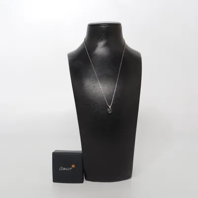 Halsband (Silverfärgad) från Amor Silver