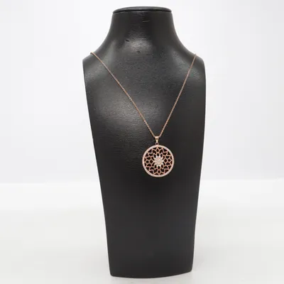 Halsband (Roséguldfärgad, Transparent) från Amor Silver