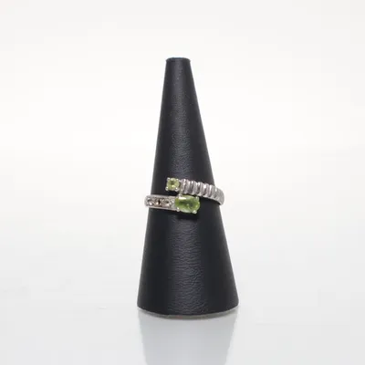 Ring (Silber, Grün, Transparent) Silber