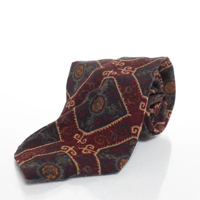 Tie (Red, Multicolored) from Valentino Silk