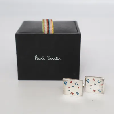 Manschettknappar (Svart, Flerfärgad) från Paul Smith Silver